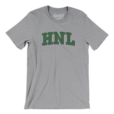 Hnl Varsity Men/Unisex T-Shirt-Athletic Heather-Allegiant Goods Co. Vintage Sports Apparel