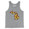 Michigan Pizza State Men/Unisex Tank Top-Athletic Heather-Allegiant Goods Co. Vintage Sports Apparel