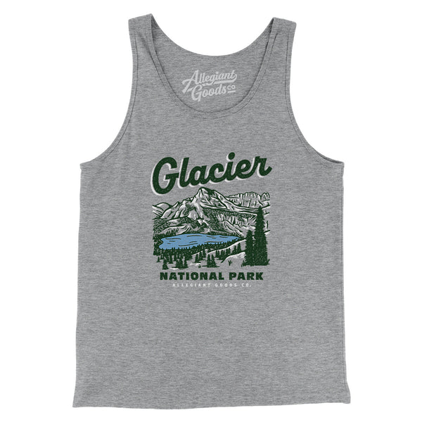 Glacier National Park Men/Unisex Tank Top - Allegiant Goods Co.