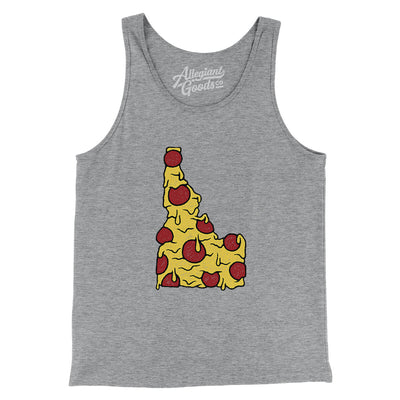 Idaho Pizza State Men/Unisex Tank Top-Athletic Heather-Allegiant Goods Co. Vintage Sports Apparel