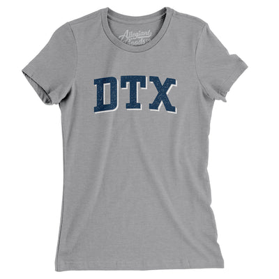 Dtx Varsity Women's T-Shirt-Athletic Heather-Allegiant Goods Co. Vintage Sports Apparel