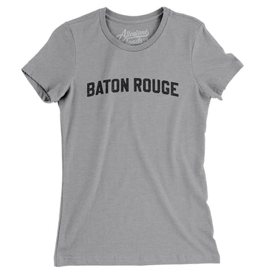 Baton Rouge Varsity Women's T-Shirt-Athletic Heather-Allegiant Goods Co. Vintage Sports Apparel