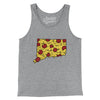 Connecticut Pizza State Men/Unisex Tank Top-Athletic Heather-Allegiant Goods Co. Vintage Sports Apparel