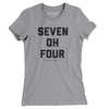 Charlotte 704 Women's T-Shirt-Athletic Heather-Allegiant Goods Co. Vintage Sports Apparel