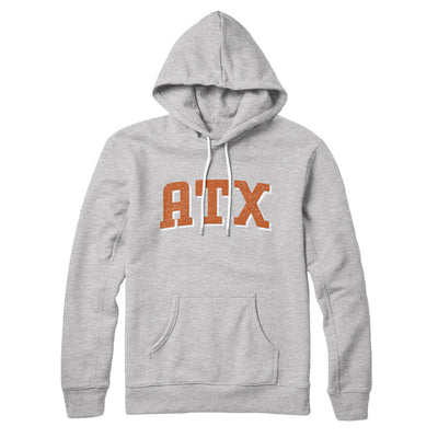 Atx Varsity Hoodie-Athletic Heather-Allegiant Goods Co. Vintage Sports Apparel