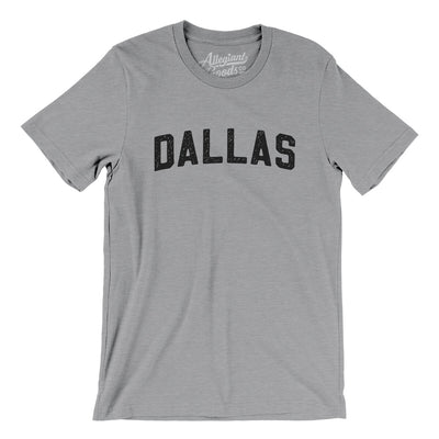 Dallas Varsity Men/Unisex T-Shirt-Athletic Heather-Allegiant Goods Co. Vintage Sports Apparel