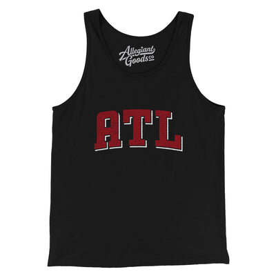 ATL Varsity Men/Unisex Tank Top-Black-Allegiant Goods Co. Vintage Sports Apparel