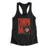 Tampa Bay Retro Mascot Women's Racerback Tank-Black-Allegiant Goods Co. Vintage Sports Apparel