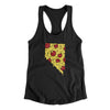 Nevada Pizza State Women's Racerback Tank-Black-Allegiant Goods Co. Vintage Sports Apparel