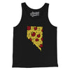 Nevada Pizza State Men/Unisex Tank Top-Black-Allegiant Goods Co. Vintage Sports Apparel