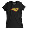 North Carolina Pizza State Women's T-Shirt-Black-Allegiant Goods Co. Vintage Sports Apparel