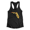 Florida Pizza State Women's Racerback Tank-Black-Allegiant Goods Co. Vintage Sports Apparel