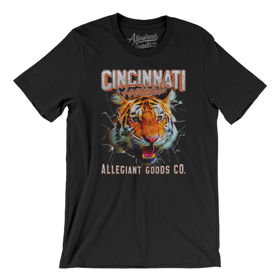 Bengal Tiger Cincy | Football Apparel | Cincy Shirts Crewneck Sweatshirt / Black / 3X