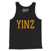 Yinz Baseball Men/Unisex Tank Top-Charcoal Black TriBlend-Allegiant Goods Co. Vintage Sports Apparel