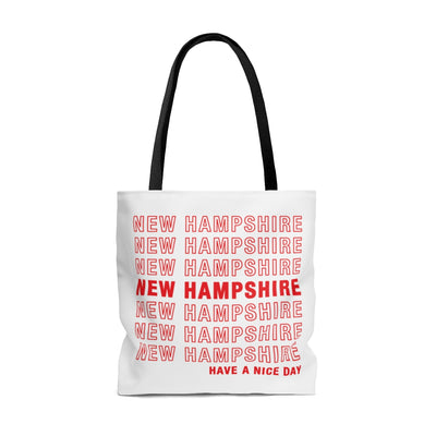 New Hampshire Retro Thank You Tote Bag-Allegiant Goods Co. Vintage Sports Apparel