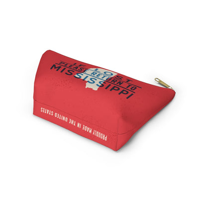 If Lost Return to Mississippi Accessory Bag-Allegiant Goods Co. Vintage Sports Apparel