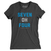 Charlotte 704 Women's T-Shirt-Dark Grey Heather-Allegiant Goods Co. Vintage Sports Apparel