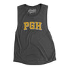 Pgh Varsity Women's Flowey Scoopneck Muscle Tank-Dark Grey Heather-Allegiant Goods Co. Vintage Sports Apparel