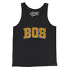 BOS Varsity Men/Unisex Tank Top-Dark Grey Heather-Allegiant Goods Co. Vintage Sports Apparel