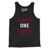 Tampa 813 Men/Unisex Tank Top-Dark Grey Heather-Allegiant Goods Co. Vintage Sports Apparel