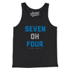 Charlotte 704 Men/Unisex Tank Top-Dark Grey Heather-Allegiant Goods Co. Vintage Sports Apparel