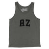 AZ Varsity Men/Unisex Tank Top-Deep Heather-Allegiant Goods Co. Vintage Sports Apparel