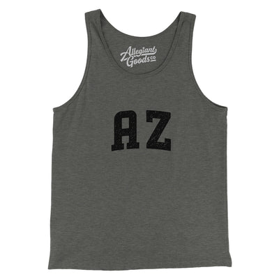 AZ Varsity Men/Unisex Tank Top-Deep Heather-Allegiant Goods Co. Vintage Sports Apparel