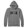 Mia Varsity Hoodie-Deep Heather-Allegiant Goods Co. Vintage Sports Apparel