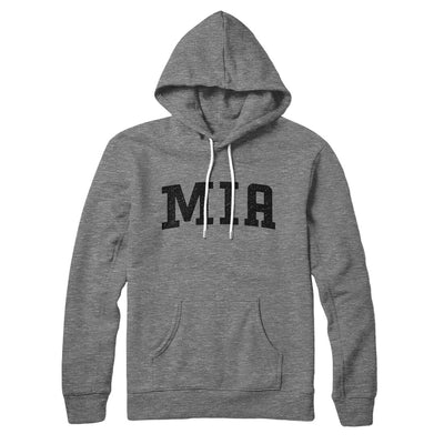 Mia Varsity Hoodie-Deep Heather-Allegiant Goods Co. Vintage Sports Apparel