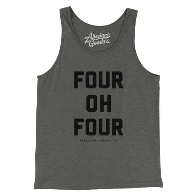 Atlanta 404 Men/Unisex Tank Top-Deep Heather-Allegiant Goods Co. Vintage Sports Apparel