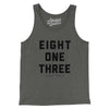 Tampa 813 Men/Unisex Tank Top-Deep Heather-Allegiant Goods Co. Vintage Sports Apparel