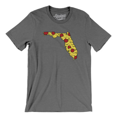 Florida Pizza State Men/Unisex T-Shirt-Deep Heather-Allegiant Goods Co. Vintage Sports Apparel