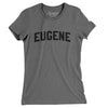 Eugene Oregon Varsity Women's T-Shirt-Deep Heather-Allegiant Goods Co. Vintage Sports Apparel