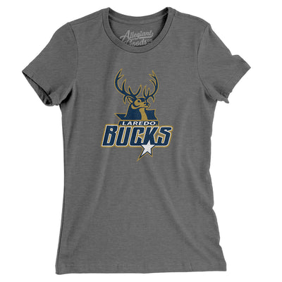 Laredo Bucks Women's T-Shirt-Deep Heather-Allegiant Goods Co. Vintage Sports Apparel