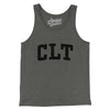 Clt Varsity Men/Unisex Tank Top-Deep Heather-Allegiant Goods Co. Vintage Sports Apparel