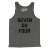 Charlotte 704 Men/Unisex Tank Top-Deep Heather-Allegiant Goods Co. Vintage Sports Apparel