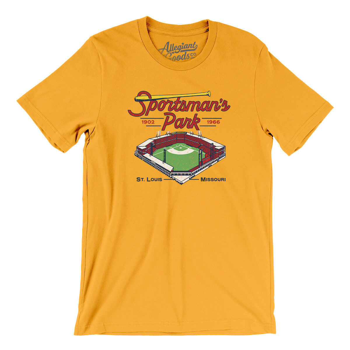 in Stock Sportsman's Park St. Louis Unisex Retro T-Shirt L