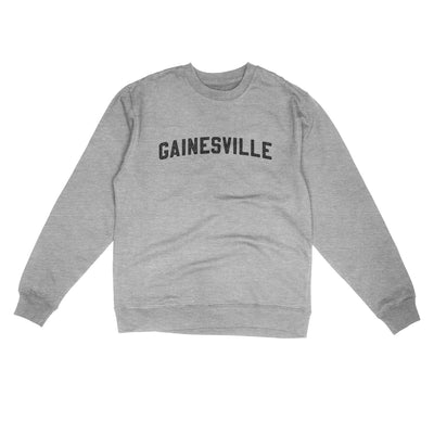 Gainesville Varsity Midweight Crewneck Sweatshirt-Grey Heather-Allegiant Goods Co. Vintage Sports Apparel