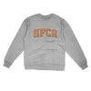 Sfca Varsity Midweight Crewneck Sweatshirt-Grey Heather-Allegiant Goods Co. Vintage Sports Apparel