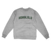 Honolulu Varsity Midweight Crewneck Sweatshirt-Grey Heather-Allegiant Goods Co. Vintage Sports Apparel