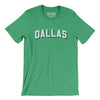 Dallas Varsity Men/Unisex T-Shirt-Heather Kelly-Allegiant Goods Co. Vintage Sports Apparel