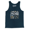 Nola Things Men/Unisex Tank Top-Heather Navy-Allegiant Goods Co. Vintage Sports Apparel