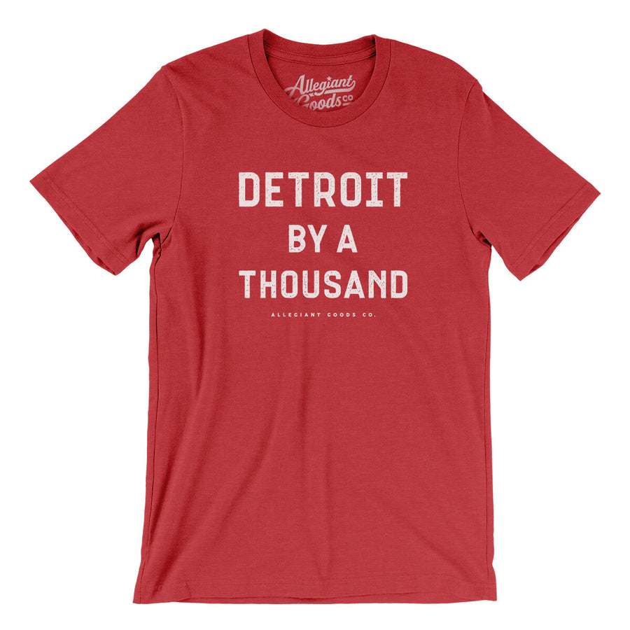 Mtr Detroit by A Thousand Men/Unisex T-Shirt Heather Red / 2XL