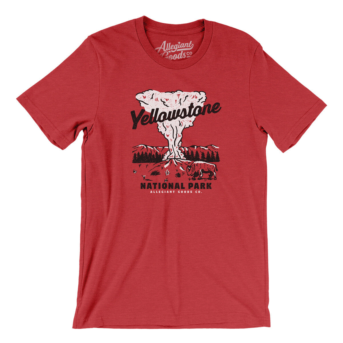 Yellowstone National Park Old Faithful Men/Unisex T-Shirt