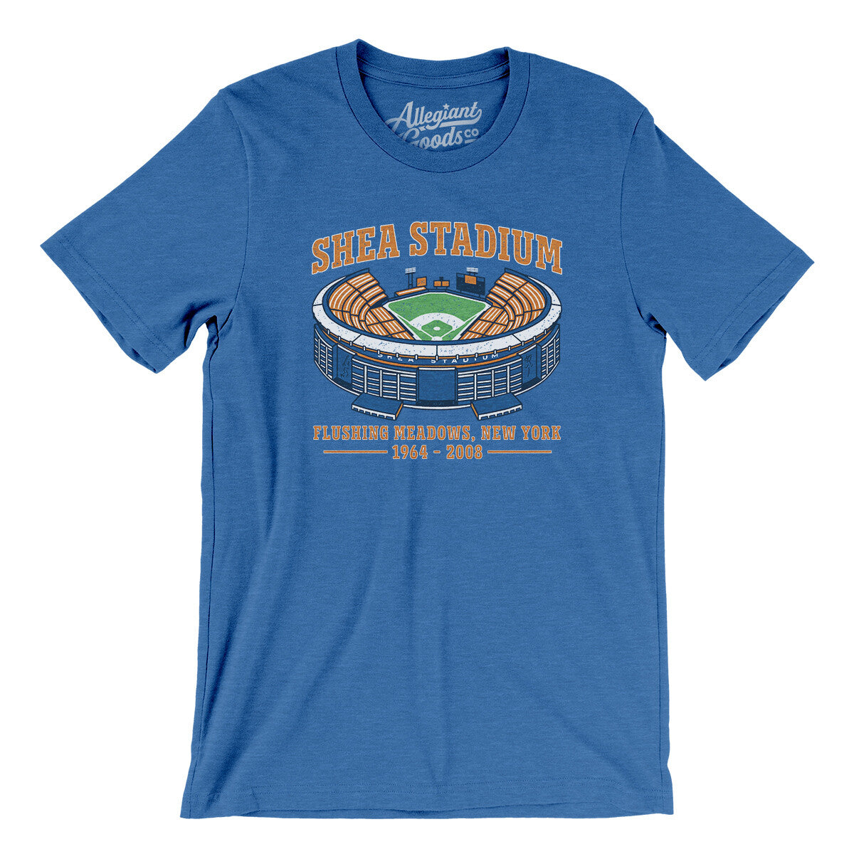 Shea Stadium Queens New York Short Sleeve T-shirt Mets Jets 