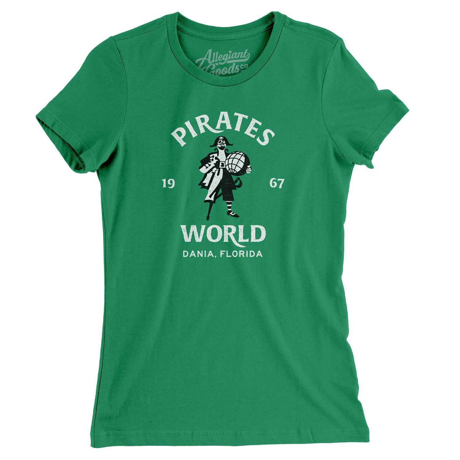 Mtr Pirates World Amusement Park Women's T-Shirt Kelly / XL