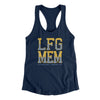 Lfg Mem Women's Racerback Tank-Midnight Navy-Allegiant Goods Co. Vintage Sports Apparel