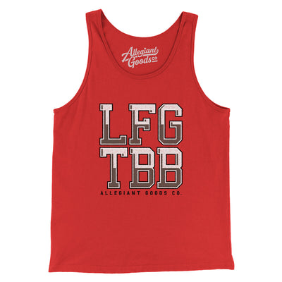 Lfg Tbb Men/Unisex Tank Top-Red-Allegiant Goods Co. Vintage Sports Apparel