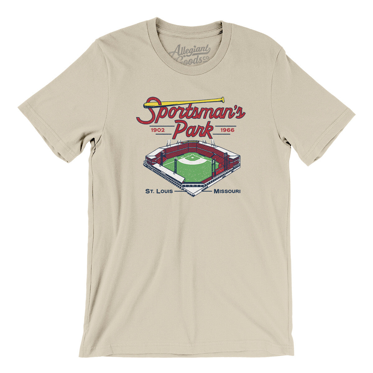 in Stock Sportsman's Park St. Louis Unisex Retro T-Shirt L