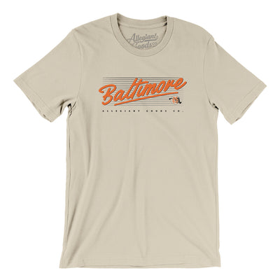 Baltimore Retro Men/Unisex T-Shirt-Soft Cream-Allegiant Goods Co. Vintage Sports Apparel